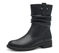 Tamaris Femme Bottes, Dame Bottes Classiques,TOUCHit,Bottes en Cuir,Bottes à Tige Longue,Fermeture éclair,Black,37 EU