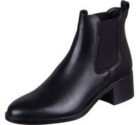 Tamaris Femme Bottine Chelsea Boot Cuir Talon bloc confortable 1-25026-41, Taille:38 EU, Couleur:Noir