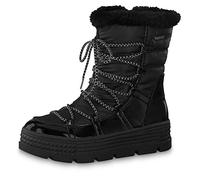 Tamaris Femme Bottines 26431-23, Dame Bottines Lacets, Bottes,Bottines Chukka,Demi-Bottes,Dentelle,Doublées,Bottes d'hiver,Black,38 EU / 5 UK