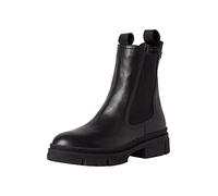 Tamaris Femme Bottines, Dame Bottines Chelsea,Comfort Lining,TOUCHit,Bottes de Glisse,Demi-Bottes,Bottines,Plat,Black Leather,38 EU / 5 UK