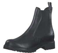 Tamaris Femme Bottines, Dame Bottines Chelsea,Demi-Bottes,Bottines,Bottes de Glisse,Plat,Black/NO Fur,38 EU
