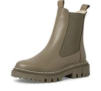 Tamaris Femme Bottines, Dame Bottines Chelsea,Semelle intérieure Amovible,Bottes de Glisse,Demi-Bottes,Bottines,Plat,Pale Green,36 EU