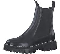 Tamaris Femme Bottines, Dame Bottines Chelsea,Semelle intérieure Amovible,Comfort Lining,Plat,Demi-Bottes,Bottines,Black,37 EU
