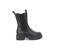 Tamaris Femme Bottines, Dame Bottines Chelsea,Semelle intérieure Amovible,Demi-Bottes,Bottines,Bottes de Glisse,Haute,Black Leather,37 EU