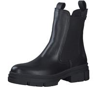 Tamaris Femme Bottines, Dame Bottines Chelsea,TOUCHit,Demi-Bottes,Bottines,Bottes de Glisse,Haute,Black Leather,37 EU