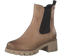 Tamaris Femme Bottines, Dame Bottines Chelsea,TOUCHit,Demi-Bottes,Bottines,Bottes de Glisse,Plat,Nut,36 EU