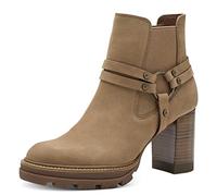 Tamaris Femme Bottines, Dame Bottines,TOUCHit,Demi-Bottes,Bottine,Haut de la Cheville,Fermeture éclair,Camel,40 EU
