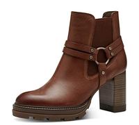 Tamaris Femme Bottines, Dame Bottines,TOUCHit,Haut de la Cheville,Fermeture éclair,Demi-Bottes,Bottine,Cognac Leather,37 EU