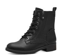 Tamaris Femme Bottines, Dame Rangers,TOUCHit,Bottes,Demi-Bottes,Bottines,Bottines à Lacets,Black,38 EU