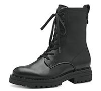Tamaris Femme Bottines, Dame Rangers,TOUCHit,Bottes,Demi-Bottes,Bottines,Bottines à Lacets,Black Plain,38 EU