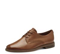 Tamaris Femme Chaussures à Lacets, Dame Chaussures d'affaires,Chaussure Basse,Lacets,Classique,élégante,Nut Leather,37 EU