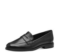 Tamaris Femme Chaussures Basses, Dame Mocassin,Chaussons,Pantoufles,Chaussures de collège,Loafer,Chaussures d'affaires,Black Leather,38 EU