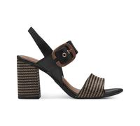 Tamaris, Femme, Chaussures, Noir, Taille: 36 EU Sandales Plates Décontractées Noires Ouvertes