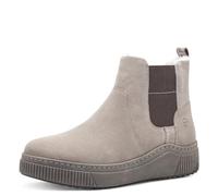Tamaris Femme Comfort Chelsea doublée avec Semelle Chaude et Textile Botte Tendance, Gris, 39 EU