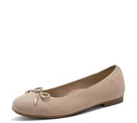 Tamaris Femme Comfort Damen Ballerina Ballerines, Beige Daim, 39 EU