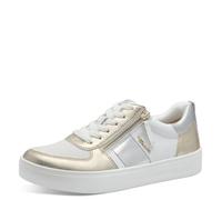 Tamaris Femme Comfort Damen Bequem Basket, Or argenté, 40 EU