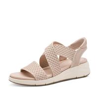 Tamaris Femme Comfort Damen Keilsandale TC Vegan Sandale cale, Rose, 40 EU