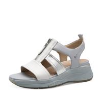 Tamaris Femme Comfort Damen Sandale, Light Blue Comb, 37 EU