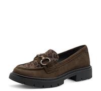Tamaris Femme Comfort Damen Slipper Mocassin, Mocca Comb, 39 EU