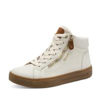 Tamaris Femme Comfort Damen Sneaker High Botte Tendance, Blanc cassé, 41 EU
