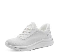 Tamaris Femme Comfort Damen Sneaker Low 8-83726-45 Basket, Blanc/Argent, 38 EU