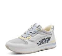 Tamaris Femme Comfort Damen Sneaker Low 8-83737-46 Basket, Blanc/Bleu, 39 EU