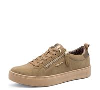 Tamaris Femme Comfort Damen Sneaker Low Basket, Pepper Suede, 41 EU