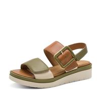 Tamaris Femme Comfort Damen Wedge/Plat Sand Multiadjustable Sandale cale