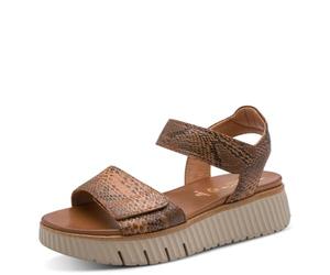 Tamaris Femme Comfort Damen Wedge/Plat Sand Multiadjustable Sandale cale