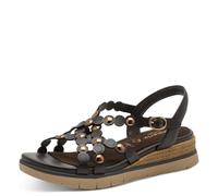 Tamaris Femme Comfort Damen Wedge/Plat Sand Sandale cale