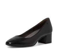 TAMARIS Femme Comfort Fit 8-82302-41 Chaussures Classiques en Cuir avec Semelle intérieure Amovible Escarpins, Noir, 42 EU Large