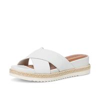 Tamaris Femme Damen 1-1-27202-20 Mocassin, Cuir Blanc, 38 EU