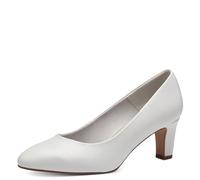 Tamaris Femme Damen 1-22419-41 Pumps, White Matt, 41 EU