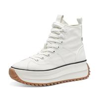 Tamaris Femme Damen 1-25201-41 Botte mi-Mollet, Blanc, 39 EU