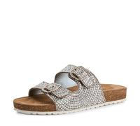 Tamaris Femme Damen 1-27415-44 Mocassin, Silver Glam, 38 EU