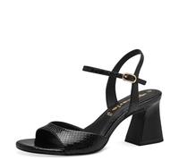 Tamaris Femme Damen 1-28056-42 Sandale à Talon, Black, 37 EU