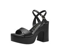 Tamaris Femme Damen 1-28062-42 Sandale à Talon, Black Matt, 40 EU