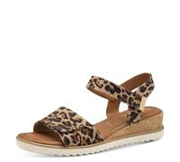 Tamaris Femme Damen 1-28118-44 Sandale cale, Léopard, 37 EU