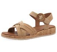 Tamaris Femme Damen 1-28129-44 Sandale Plate, Marron Clair, 39 EU
