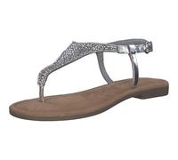 Tamaris Femme Damen 1-28132-44 Sandale, Silver Glam, 39 EU