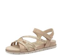 Tamaris Femme Damen 1-28152-44 Sandale cale, Beige Shell, 37 EU