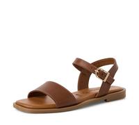 Tamaris Femme Damen 1-28160-42 Sandale Plate, Marron Cognac, 37 EU