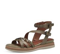 Tamaris Femme Damen 1-28210-44 Sandale cale, Sauge, 40 EU