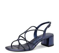 Tamaris Femme Damen 1-28236-42 Sandale à Talon, Bleu Marine, 36 EU