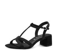 Tamaris Femme Damen 1-28244-44 Sandale à Talon, Noir, 38 EU