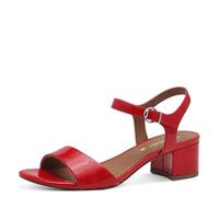 Tamaris Femme Damen 1-28249-42 Sandale à Talon, Rouge laqué, 38 EU
