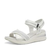 Tamaris Femme Damen 1-28262-44 Sandale cale, Blanche, 38 EU