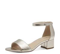 Tamaris Femme Damen 1-28295-42 Sandale à Talon, Platine, 38 EU