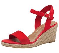 Tamaris Femme Damen 1-28300-42 Sandale cale, Rouge, 38 EU