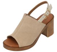 Tamaris Femme Damen 1-28304-44 Sandale à Talon, Beige, 39 EU